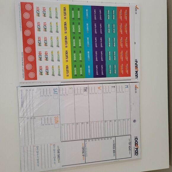 Note Pad Stickers Bundle of 2 Dad Pad Reminders #0364 - Picture 2 of 9